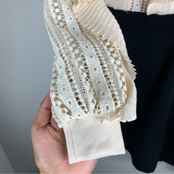 NWT French Connection | Patricia Lace Dress with Ruffles | Size 2 - Picture 10 of 10